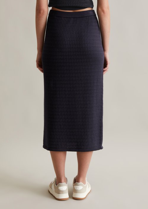 Regular knit skirt — Blue Depths