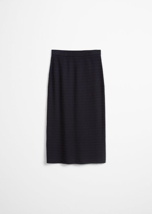 Regular knit skirt — Blue Depths