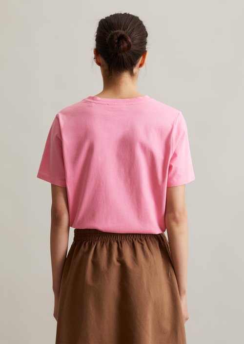 DfC V-neck T-shirt relaxed — Soft Pink