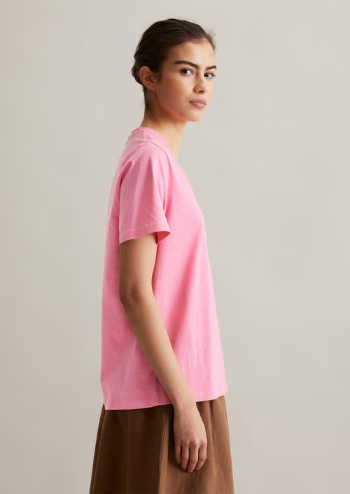 DfC V-neck T-shirt relaxed — Soft Pink