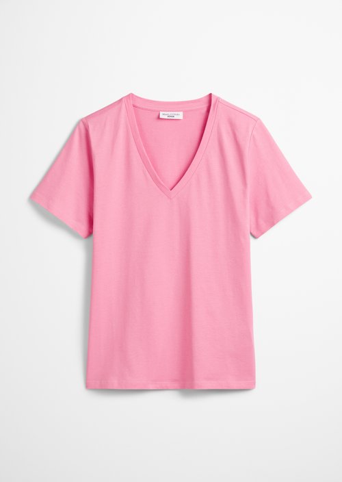 DfC V-neck T-shirt relaxed — Soft Pink