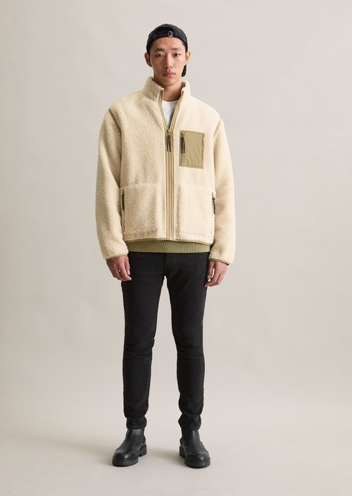 Teddy jacket regular — Dusty Field