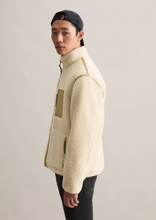 Teddy jacket regular — Dusty Field