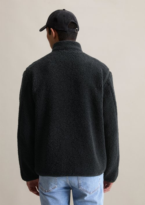 Teddy jacket regular — Blue Depths
