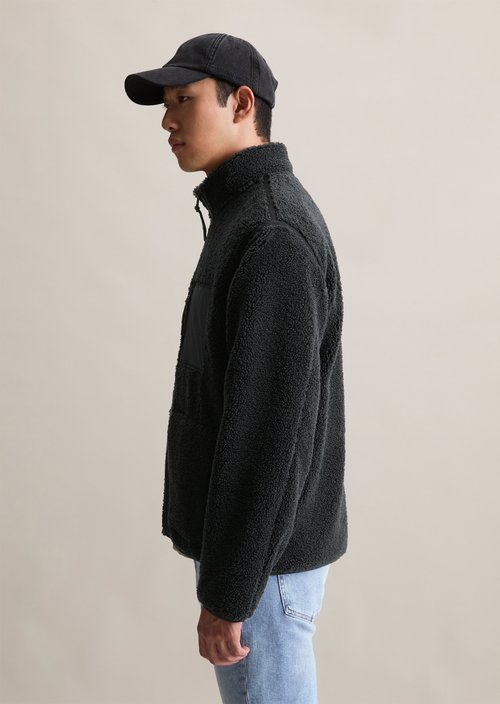 Teddy jacket regular — Blue Depths
