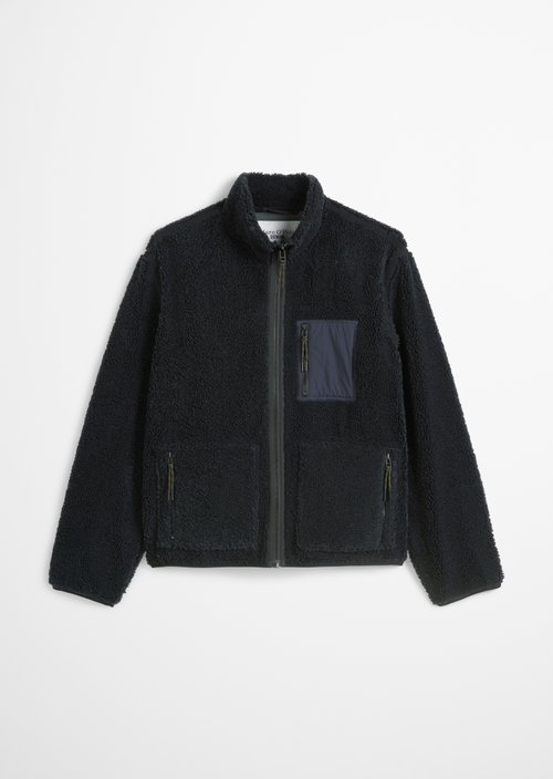 Teddy jacket regular — Blue Depths