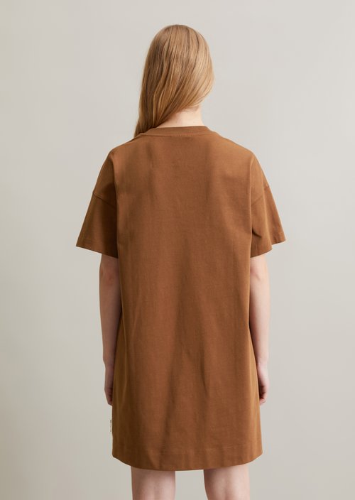 DfC T-shirt dress loose — Melted Chocolate