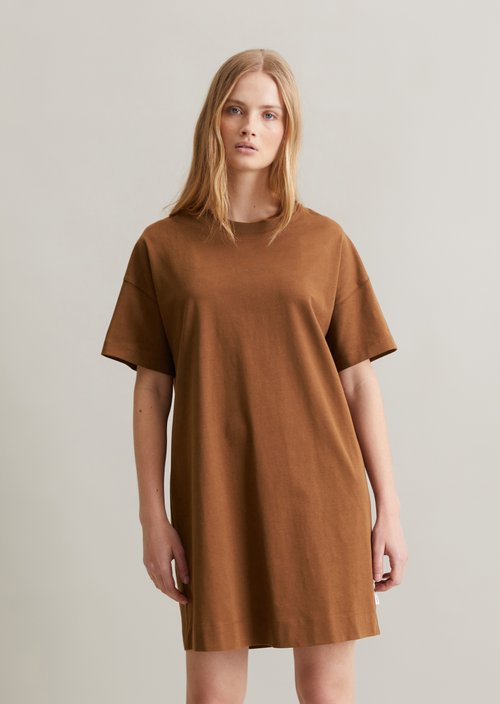 DfC T-shirt dress loose — Melted Chocolate