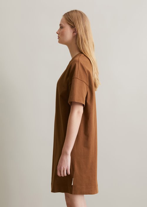 DfC T-shirt dress loose — Melted Chocolate