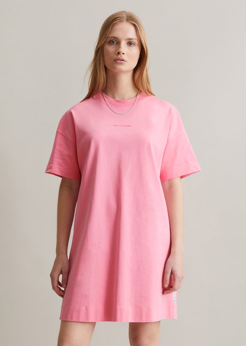 DfC T-shirt dress loose — Soft Pink