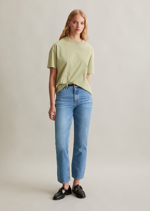 Basic relaxed T-shirt — Elm Green