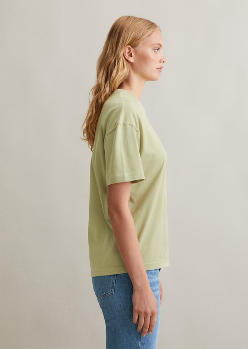 Basic relaxed T-shirt — Elm Green