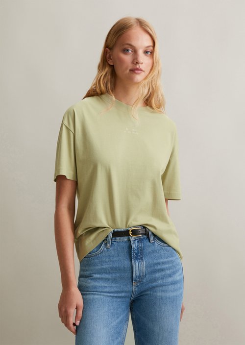 Basic relaxed T-shirt — Elm Green