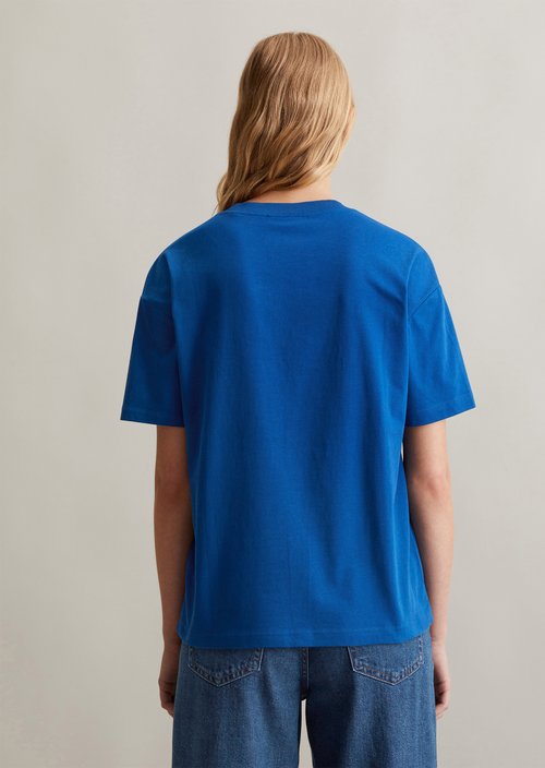 Basic relaxed T-shirt — True Blue