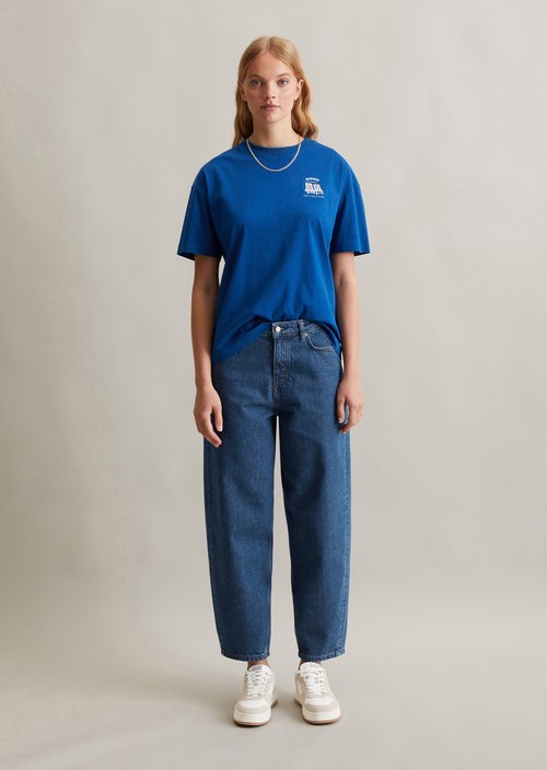 Basic relaxed T-shirt — True Blue