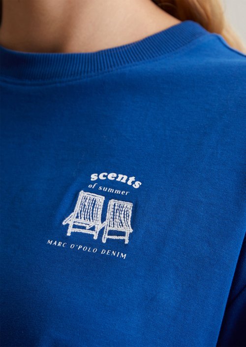 Basic relaxed T-shirt — True Blue