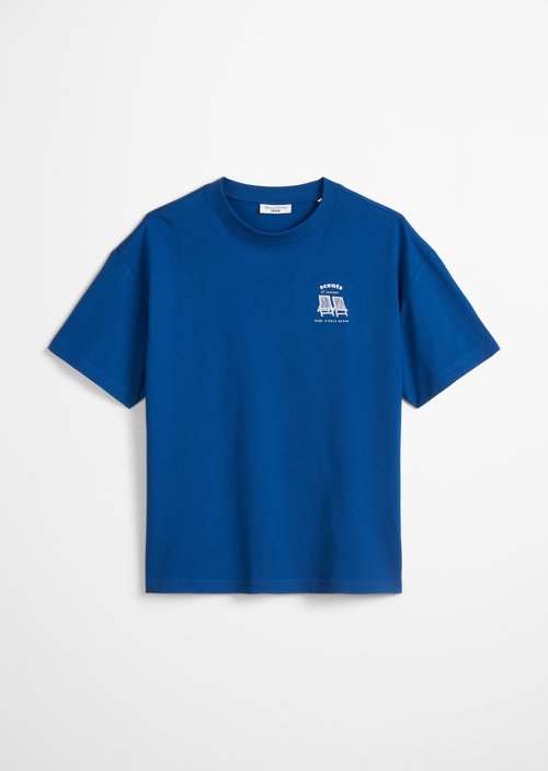Basic relaxed T-shirt — True Blue
