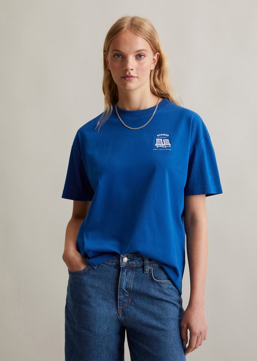 Basic relaxed T-shirt — True Blue