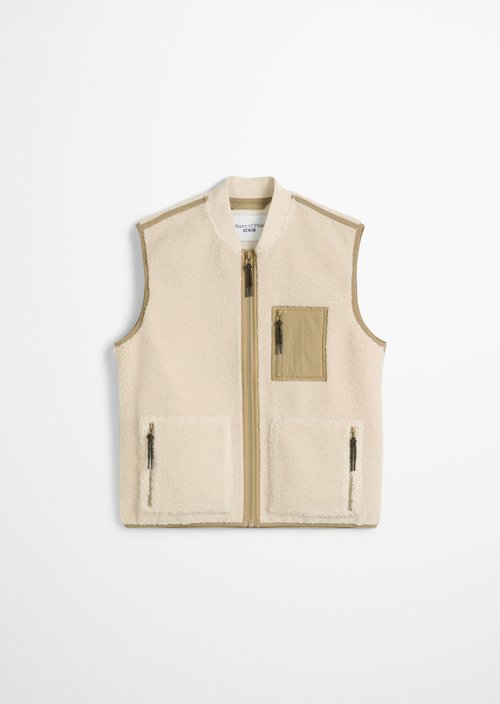 Teddy vest regular — Dusty Field