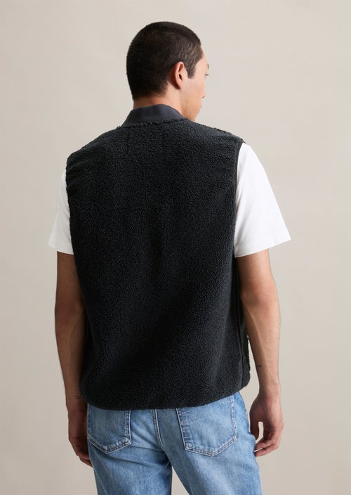 Teddy vest regular — Blue Depths