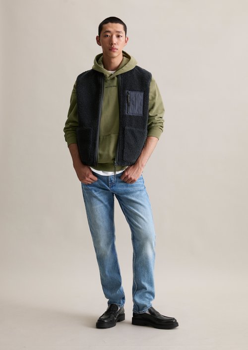 Teddy vest regular — Blue Depths