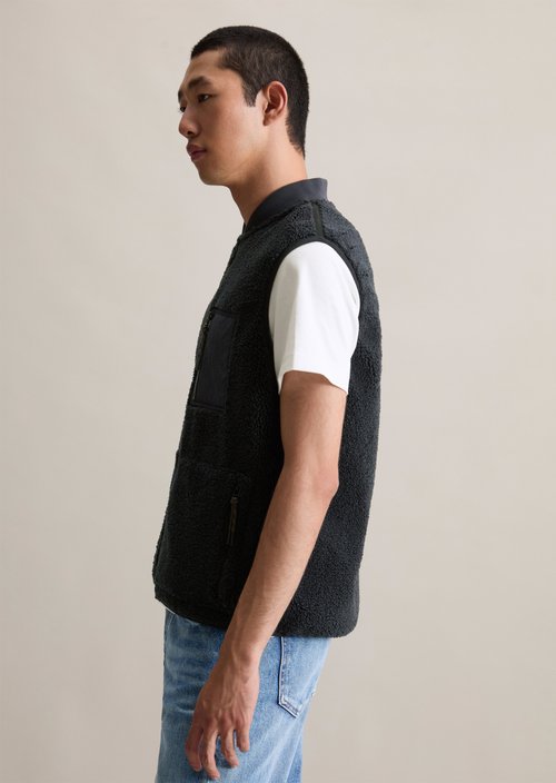 Teddy vest regular — Blue Depths