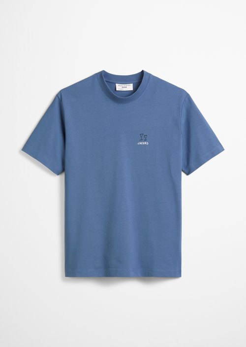 DfC T-Shirt relaxed — Cerulean Blue