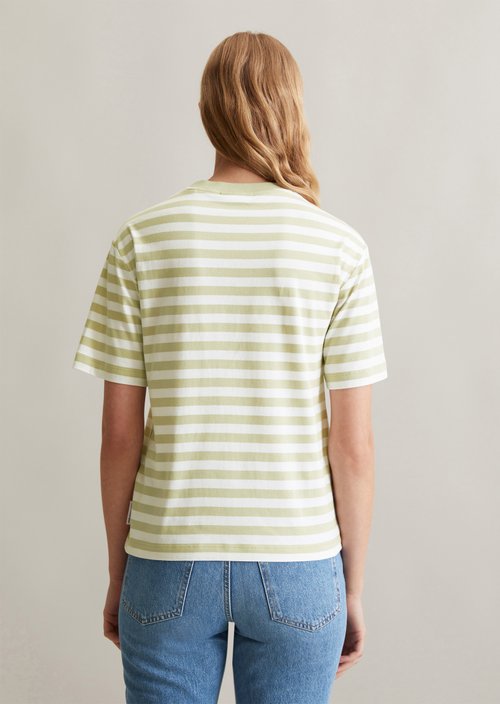 Regular striped T-shirt — Light Green