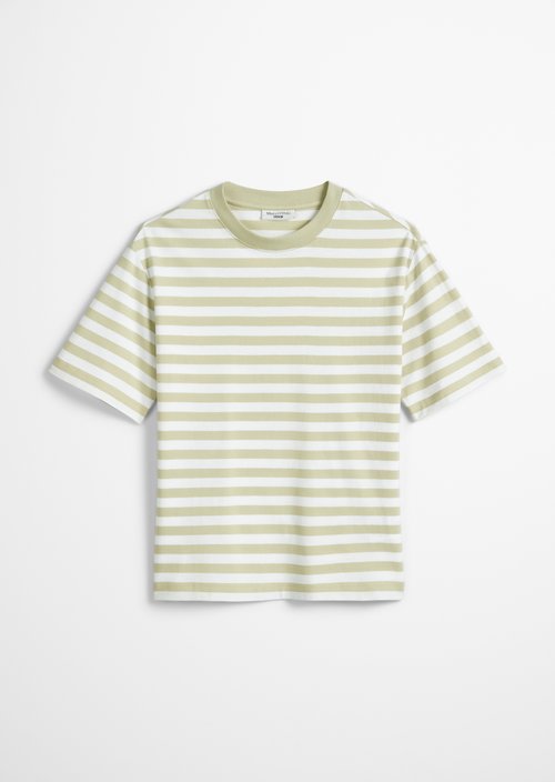 Regular striped T-shirt — Light Green