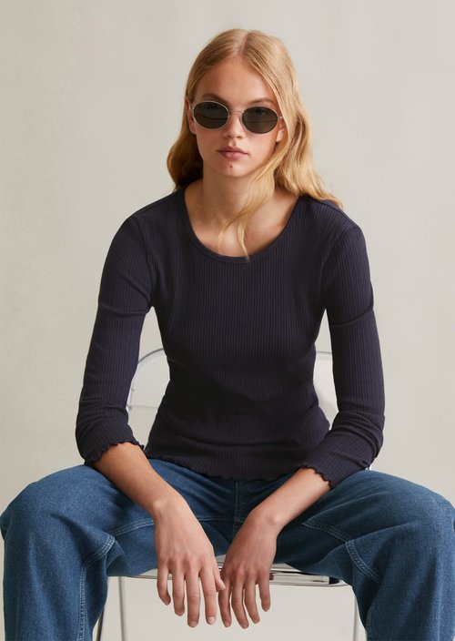 Longsleeve regular — Blue Depths