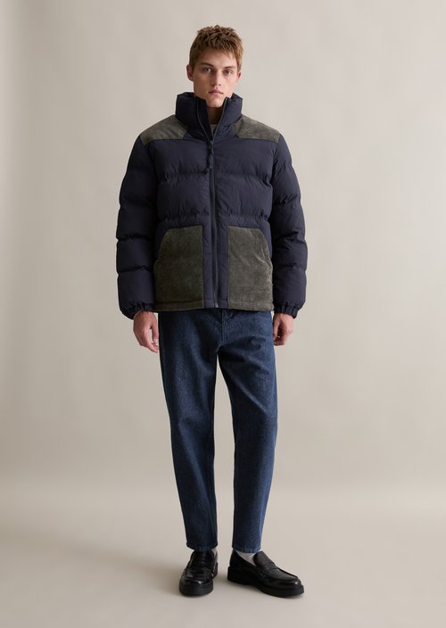 Quilted jacket regular — Blue Depths