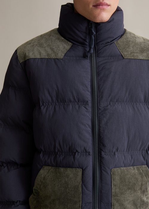 Quilted jacket regular — Blue Depths