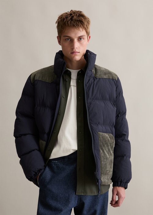 Quilted jacket regular — Blue Depths