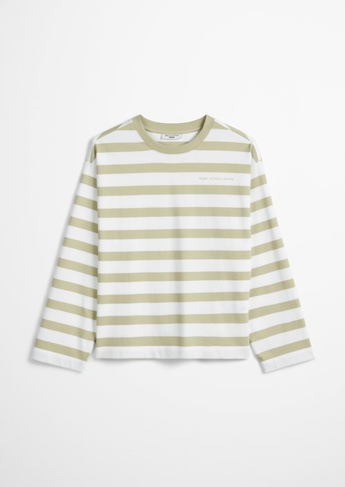 Striped longsleeve oversized — Light Green
