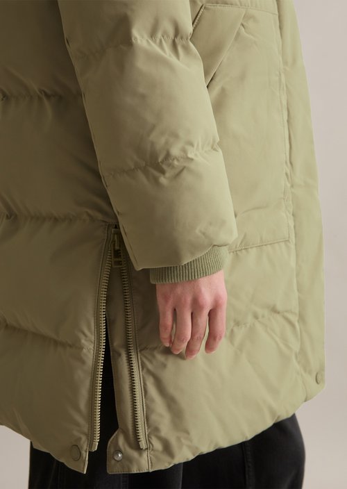 Puffer coat regular — Artichoke Leaf