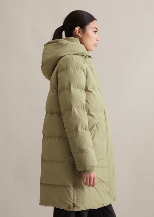 Puffer coat regular — Artichoke Leaf