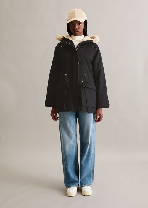Outdoor jacket oversize — Black