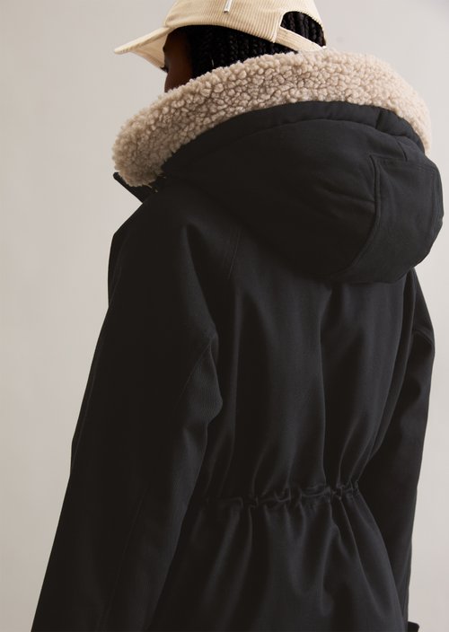 Outdoor jacket oversize — Black