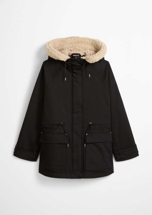 Outdoor jacket oversize — Black