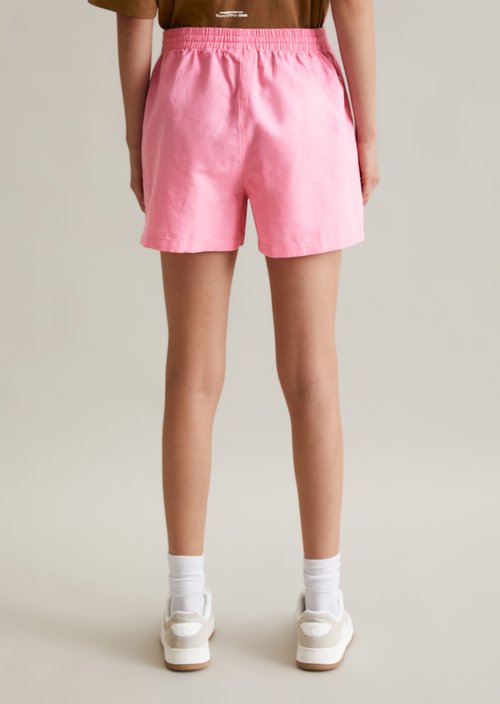 Slip-on shorts relaxed — Soft Pink