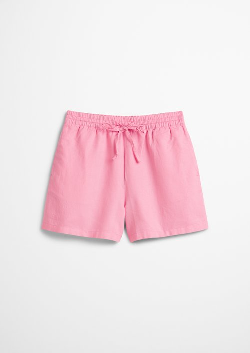 Slip-on shorts relaxed — Soft Pink