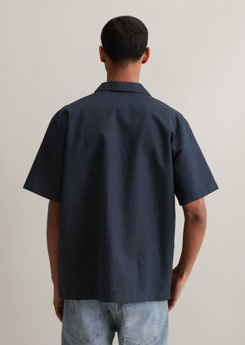 Regular short-sleeved shirt — True Navy