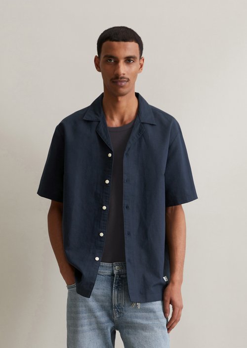 Regular short-sleeved shirt — True Navy