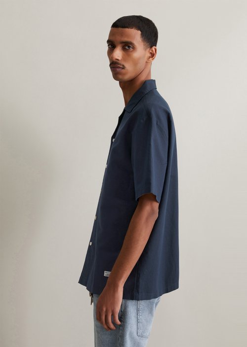 Regular short-sleeved shirt — True Navy