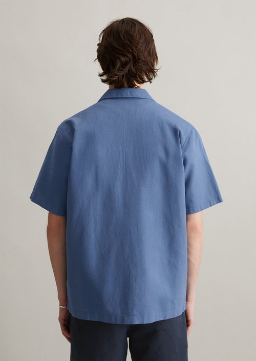 Regular short-sleeved shirt — Cerulean Blue