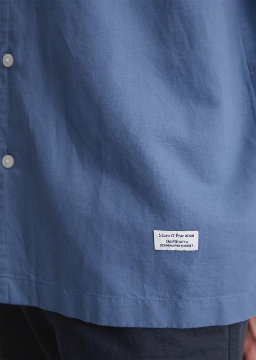 Regular short-sleeved shirt — Cerulean Blue