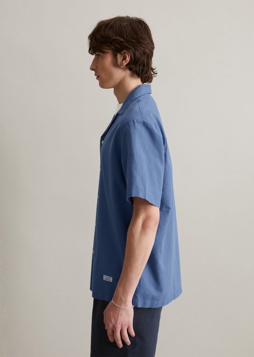 Regular short-sleeved shirt — Cerulean Blue