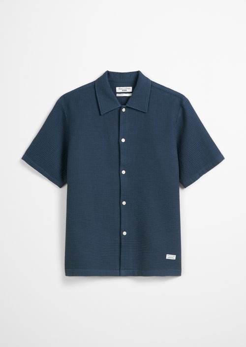 Regular short-sleeved shirt — Azurite