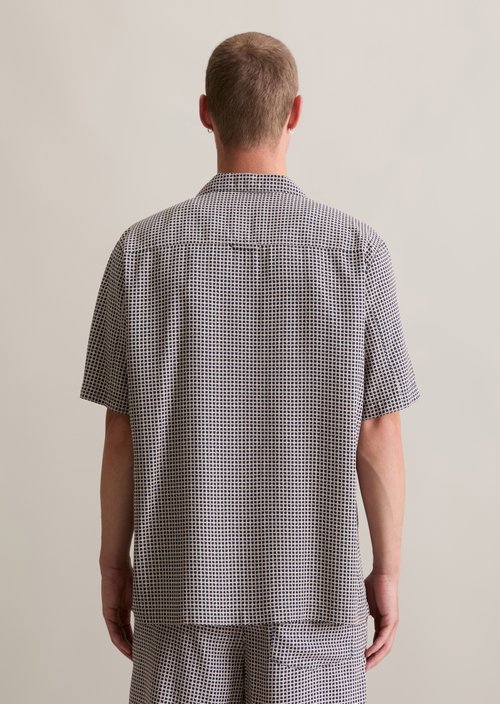 Regular short-sleeved shirt — Dark Blue