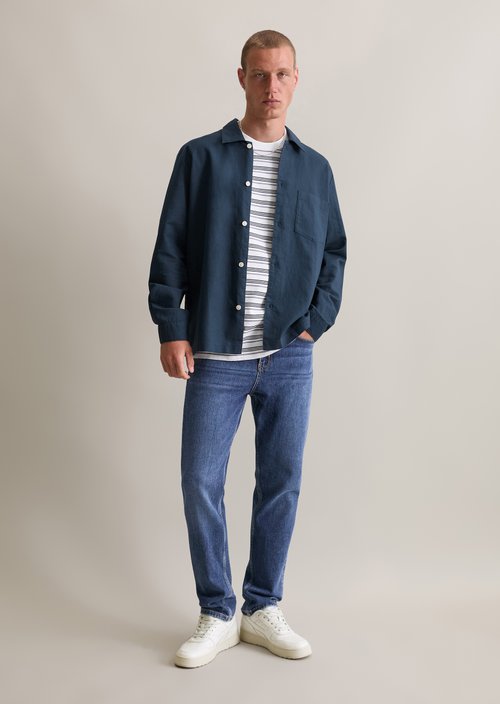 Relaxed shirt — Azurite